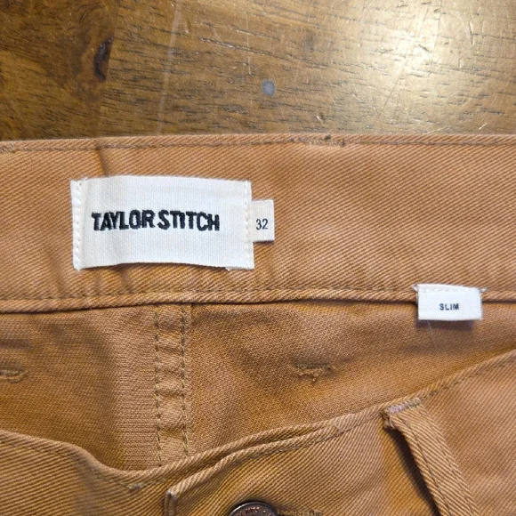 Taylor Stitch Slim Fit Tan Pants - Picture 2 of 12